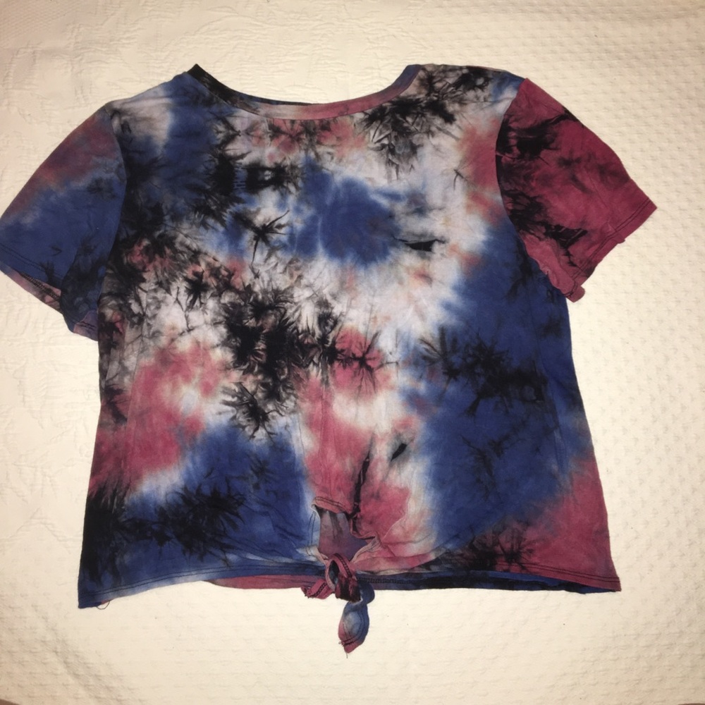 Short sleeve tie dye